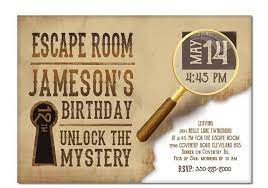 Some possible themes include you can cater to all age groups or you may decide to tap into the market of children's birthday parties. Escape Room Einladung Eine Schone Idee Fur Eine Einladung Zum Kindergeburtstag Vielen Dank Dei Escape Room Escape Room Diy Birthday Party Invitations Free