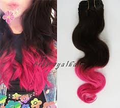 Free shipping on orders over $25 shipped by amazon. Off Black To Hot Pink Two Colors Ombre Hair Extensions Indian Remy Clip In Wavy Style Ombre Human Hair Extensions Rhs262 18 Inches Buy Online In Armenia At Armenia Desertcart Com Productid 22162233