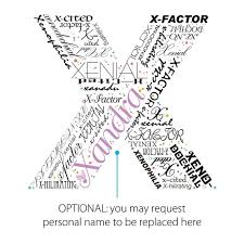 Buchstabe des modernen lateinischen alphabets. Positive Words Start With Letter X Alphabet X Monogram Etsy
