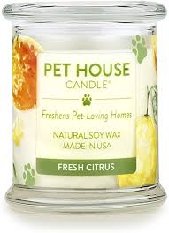Find or rehome a dog, cat, bird, horse and more on kijiji: One Fur All 100 Natural Soy Wax Candle 20 Fragrances Pet Odor Eliminator Appx 60 Hrs Burn Time Non Toxic Reusable Glass Jar Scented Candles Pet House Candle Fresh Citrus