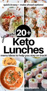 Fast And Easy Keto Lunch Ideas Seeking Good Eats In 2020 Easy Lunch Recipes Keto Recipes Easy Lunch