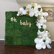 Maybe you would like to learn more about one of these? Balloon Garland Green Baby Shower Baby Shower Balloons Boy Baby Shower Themes
