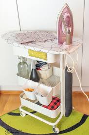 Ironing Board On Wheels Your Sewing Room Needs This Ikea Hackers Craft Room Storage Sewing Room Sewing Room Organization