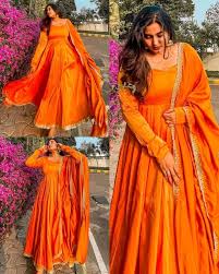  floor length gown styles with dupatta