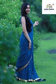 Modern Classic Blue Hot Saree For Parties Photography Poses Women Saree Poses Girl Poses And finally… these photos and posing tips are really beneficial for any new comers. photography poses women saree poses