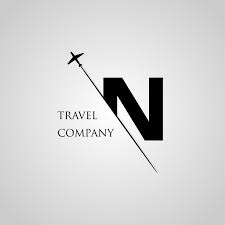 Capital N Letter Is Inserted In The Paper Slot With The Plane Slice Letter N For Travel Logo By Linimasa N Logo Design Travel Logo Graphic Design Logo