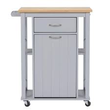 Baxton Studio Yonkers Gray Kitchen Cart With Wood Top 28862 6121 Hd Light Grey Kitchens Kitchen Cart White Kitchen Cart
