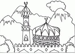 Names of allah coloring pages. Islamic Coloring Pages Coloring Home
