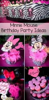 A minnie mouse birthday party minnie mouse birthday. Minnie Mouse Birthday Party Ideas Zebra Style Fun With Mama