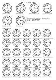 Chronometry is the science of measuring time and it comes in two. What Is The Time Esl Worksheet By Hznylmz