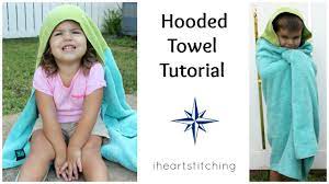 My machine will sew through this just fine, but be warned, your machine might struggle sewing through several layers of towel. How To Make A Hooded Towel Youtube
