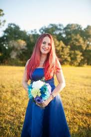 Bianca's wedding is peacock themed from the colors, the center pieces, to even the cake topper. Diy Colorful Peacock Themed Bridal Bouquet