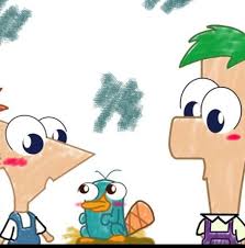 It S Phineas Ferb And Perry As Babies Phineas And Ferb Disney Drawings Disney Art