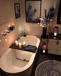 Relaxing Bathroom Inspired Bathroom With Bathtub Zen Bathroom Decor With Candles Roomdecor Roomde Contemporary Bathrooms Bathroom Goals Bathroom Decor