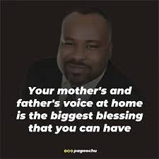 Hello 👋👋 Your mother's and father's voice at home is the biggest blessing  that you can have ooopageochu