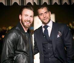 Chris Evans Henry Cavill Chris Evans Chris Evans Captain America Henry Cavill