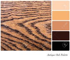 A Colour Palette Of Antique Oak With Complimentary Colour Swatches Stock Photo Picture And Royalty Free Image Image 17794815 All color palettes in collection can be downloaded in one file.