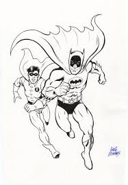 Richard john grayson is a fictional superhero appearing in american comic books published by dc comics, commonly in association with batman.created by writer bill finger and artist bob kane, he first appeared in detective comics #38 in april 1940 as the original and most popular incarnation of robin, partner to the superhero batman forming the iconic dynamic duo team. Batman And Robin Colouring Sheets