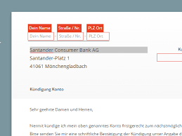 All banking services are also offered directly via online and telephone banking. Santander Kundigung Vorlage Download Kostenlos Chip