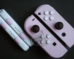 Custom Pastel Pink Nintendo Switch Joy Con Joycon Controllers Etsy Nintendo Switch Accessories Nintendo Switch Gaming Microphone