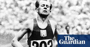The inimitable emil zátopek, the greatest olympic runner of all time: 50 Stunning Olympic Moments No 41 Emil Zatopek The Triple Gold Winner Olympic Games 2012 The Guardian