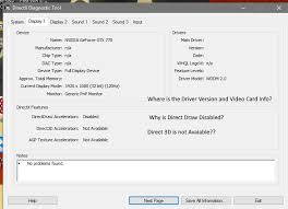 Do you want to check if your drivers are digitally. Directx Not Showing The Version And Getting System Service Exception Microsoft Community