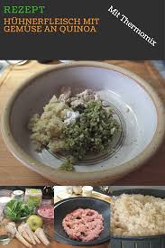Huhnerfleisch Mit Gemuse An Quinoa Rezept Hundefutter Selber Kochen Selber Kochen Hunde Ernahrung