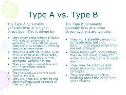 Through the theory, friedman and rosenham pointed out that the. Type A Vs Type B