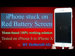 However, when i tried to turn it back on it got the red battery meter screen and it stayed that way for several hours. Video How To Fix Iphone 6 Stuck On Red Screen