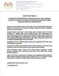 Murid bersekolah di sekolah kerajaan atau sekolah agama bantuan kerajaan. Maksud Sekolah Bantuan Penuh Kerajaan Lolishie