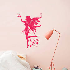 us 4 84 35 off dctop the magic fairy wall sticker making dream come true kids room wall art decals for girl in wall stickers from home garden on