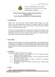 Dalam bulan ini masih hangat dan terasa sambutan hari guru.sebab itu saya masih bersemangat untuk membuat perkongsian tersebut.lagipun sumber dari grup wasap.mudah,senang dan pantas. Doc Kertas Konsep Sambutan Hari Guru Noriha Nawawi Academia Edu