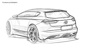 Een tekening is een duurzame neerslag van tekenmateriaal (potlood, pen, penseel, plotter) op een drager (papier, doek of plaat). Car Sketches Set 1 15 On Behance Car Design Sketch Car Sketch Automotive Design