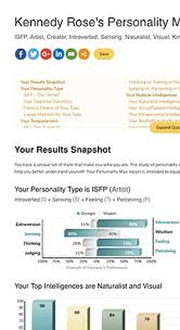 personality types profiles and personality test at