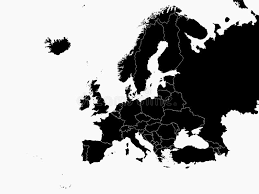 Europe world regions printable blank map with text names for countries, capitasl, and major cities, jpg format, this map can be downloaded and printed what you get: Map Europe Black White Stock Illustrations 15 407 Map Europe Black White Stock Illustrations Vectors Clipart Dreamstime