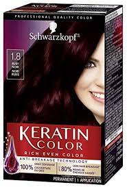 Keratin colorr, n°1 excelencia en servicio y productos de primera categoría, trabaja. Schwarzkopf Keratin Color Permanent Hair Color Cream 1 8 Ruby Noir Packaging May Vary Buy Online At Best Price In Uae Amazon Ae