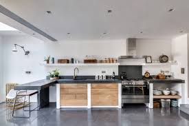 Learn about kitchen island size guidelines and kitchen island dimensions for your own project. Should I Choose Polished Concrete For My Kitchen Floor Houzz Uk