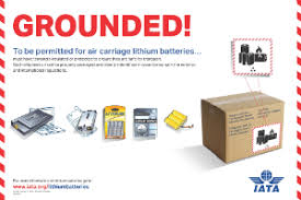 However they are allowed in checked bags as long as they are not labeled as hazardous material (hazmat). Iata Lithium Batteries