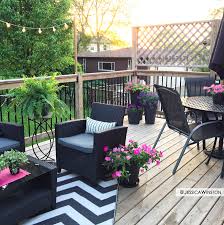 Black And White Outdoor Furniture Small Outdoor Wood Deck With Lights Black Pots Pillows Metal Dining Chairs From Target Black Wicker Fu Black Outdoor Furniture Outdoor Wood Decking Patio