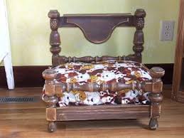 You Will See Chair Back Legs Spindles Even Entire Chairs Given New Purpose In Some Seriously Creative Ways Old Chairs Dog Bed Furniture Chair Dog Beds