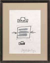 He was a gunner and radio operator in the german air force during world war ii, and was severely injured several times. Beuys Joseph Eurasia Mensch Mutualart