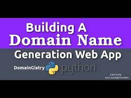 Building A Domain Name Generation Webapp With Python And Flask Youtube