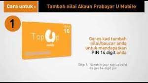 Call 4445 free from your mobile. U Mobile Tambah Nilai Akaun Prabayar Youtube