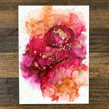 Yupo papier zum kleinen preis hier bestellen. Alcohol Ink Painting Alcohol Ink Fluid Art Yupo Paper Abstract Art Sandpaper Moon Online Store Powered By Storenvy