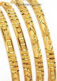 235 Gbl1257 22k Fine Gold Bangles Set Of 4 2 Pair In 2020 Gold Bangle Set Gold Bangles 22k Gold Bangles