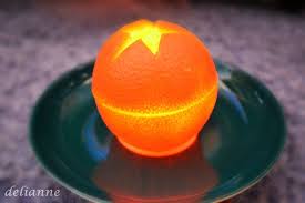 Portakal Kabuklu Zeytinyagli Dogal Mumluk Kendin Yap Dekorasyon Portakal Mumlar