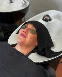 title ✨ Treat your hair, treat yourself! ✨ Soft, silky, frizz-free, glossy  strands + 20 mins of pure bliss 💆‍♀️💖 Head massage, hot towel, essential  oils & jade stones… all for $35