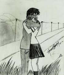 Pin By Hannah Welch On Embrace Easy Love Drawings Couple Sketch Drawings Of Love Couples