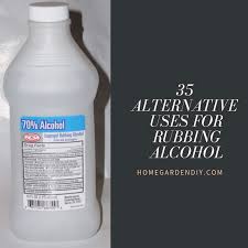 Rubbing alcohol is great for disinfecting surfaces, whether at home or in the workplace. 35 Alternative Uses For Rubbing Alcohol Home Garden Diy