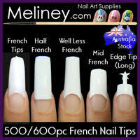 Acrylic nails are worn to increase the length of natural nails and can be filed into many different shapes from classic square to a softer almond or daring stiletto. French Nail Tips 500pc Quality Nails False Fake Acrylic Gel Uv Square Long Ebay
